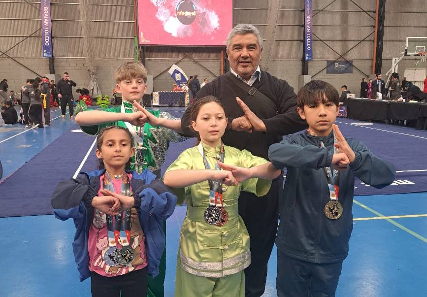 Funes deslumbró en el Campeonato de Wushu Kung Fu en Buenos Aires